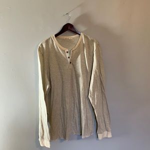 Marine Layer long sleeve knit Henley size XL.